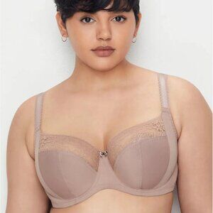 Sculptresse by Panache Chi Chi Full-Cup Plus Size 40G Bra 7695 Cappuccino NWT$66